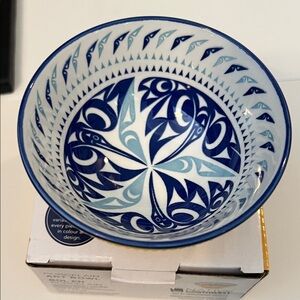 Blue and White Decorative Bowl